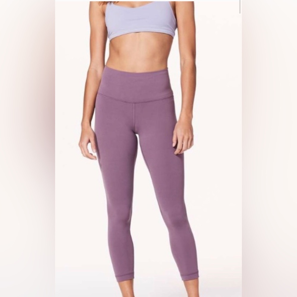 NWT Lululemon SMKM Smoked Mulberry Align 4 25”